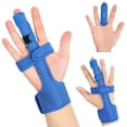 thumbnail image 1 of Attelle de Doigt Ajustable Immobilisation Gâchette Extension de Doigt Attelle de Main Support de Doigt pour Tous Soutien de Main Récupération Attelle pour Soulagement de la Douleur Arthritique, 1 of 8