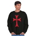 thumbnail image 5 of Medieval Knight Templar Christian Sweatshirt for Men or Women Brisco Brands S, 5 of 6