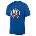thumbnail image 2 of Men's Fanatics Mathew Barzal Royal New York Islanders Authentic Stack Name & Number T-Shirt, 2 of 3