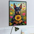 thumbnail image 4 of 1000 Piece Wooden Jigsaw Puzzle – Doberman with Sunflower – Relaxing Puzzle for Dog Lovers, Ideal Gift for Pet Enthusiasts and Home Décor, 4 of 8