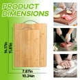 thumbnail image 2 of ACDANC 2Pcs Bamboo Cutting Board,Anti-Mildew Bamboo Face Wooden Chopping Board,Seamless Three-Layer Core Bamboo Cutting Boards for Kitchen,Style3, 2 of 7