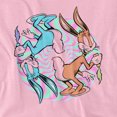 thumbnail image 2 of Looney Tunes Wacky Wabbit Women's T Shirt, Pink, Medium, 2 of 6