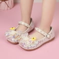 thumbnail image 6 of SXcggal Children Shoes Flat Bottomed Cartoon Sandals With Diamonds Fashionable Outdoor Sequin Princess Single Shoes Lightweight Leisure Comfortable Kid Sandal, 6 of 7