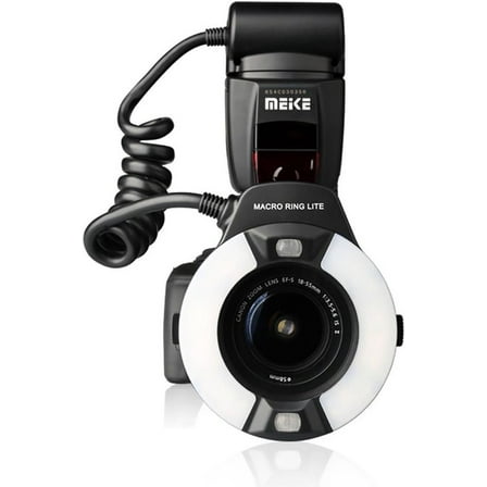 Meike MK-14EXT LED E-TTL Macro Ring Flash for Canon 5D II III 60D 70D SLR Camera