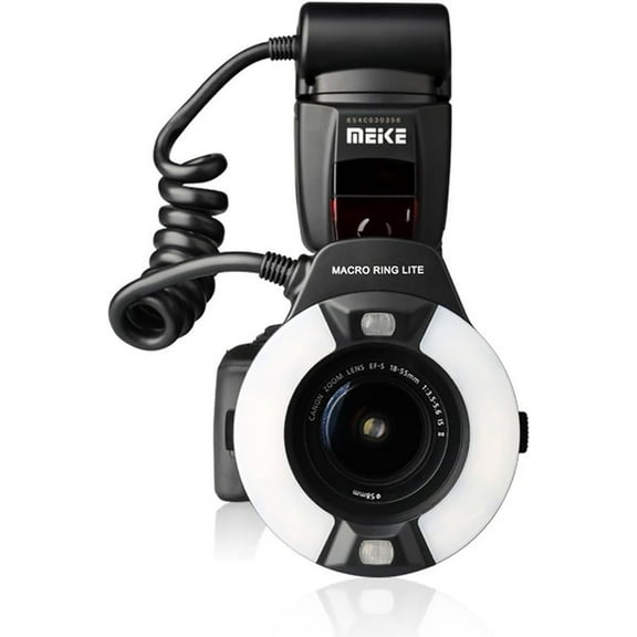 Meike MK-14EXT LED E-TTL Macro Ring Flash for Canon 5D II III 60D 70D SLR Camera