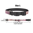 thumbnail image 3 of WIRESTER Reflective Adjustable Dog Collar for Large Dogs with Buckle, Vintage Roses Flowers, 3 of 6