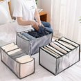thumbnail image 4 of 2 Pcs Clothes Organizer For Drawers, Washable Clothes Organizer For Folded Clothes, Clothing Storage, Portable Closet Organizer For Thin Jeans, Trouse, 4 of 5