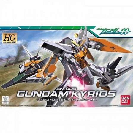 Bandai Collectible 1/144 HG Gundam Kyrios 00-04 Action Figures