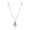 White, variant on 1/5 Ct Round Natural Diamond 10K White Gold Hamsa Hand 18" Chain Necklace (0.19 Carat, I-J Color, I2-I3 Clarity)