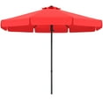 thumbnail image 4 of ABCCANOPY 10ft Outdoor Market Hand Push Patio Umbrella With Hanging Edge,12+Colors, Red, 4 of 8