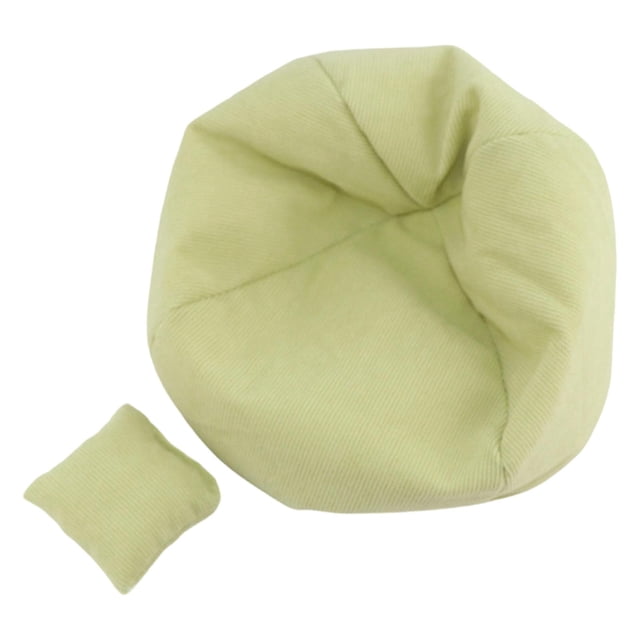 Sofá miniatura con almohada Regalos Micro Paisaje Adorno de dormitorio Suministros de decoración Verde