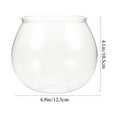 thumbnail image 2 of WHAMVOX 3Pcs Fish Tank Plastic Round Bowl Aquarium for Plant Growers Home Use, 2 of 8