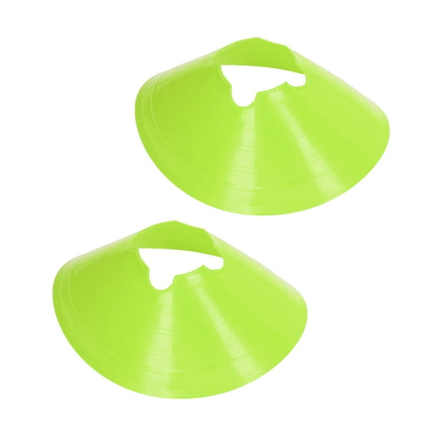 Sports Disc Cone Markers, PE Bright Color Soccer Disc Cones Tear Resistant Wear Resistant 20 PCS Training Props For Football Blue,Green,Red,Yellow