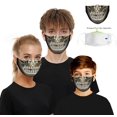 thumbnail image 4 of Masque Drôle d'Halloween, Housse de Visage en Coton Lavable pour Cosplay de Mariage, 4 of 8