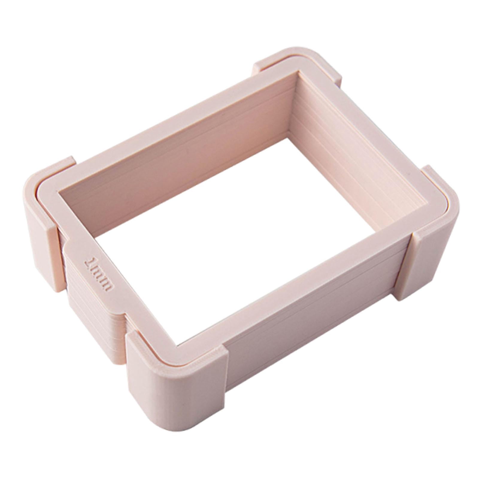 GUOOL Clay Rolling Frame Set with Fondant Rolling Depth Gauge for Clay And DIY Crafts - Professional, Portable And Easy-to-use Measuring Tool