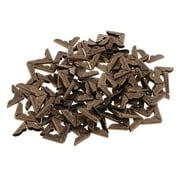 100 14x14mm European Vintage Fine Albums Menus Folders Corner Protectors Wedding Birthday Gifts Fits 2.5mm Thick - bronze