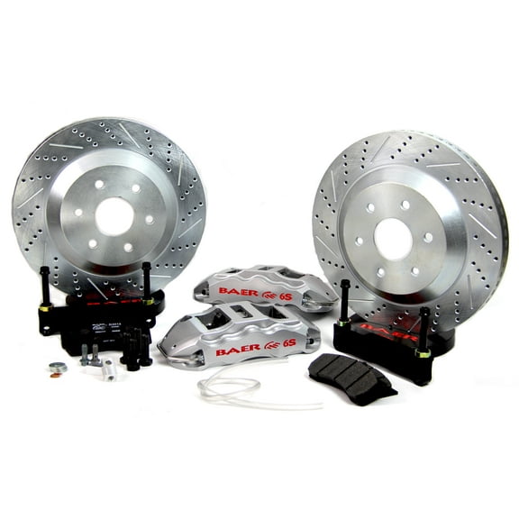 Baer Brakes 4261061S 15" Extreme Front Brake Kit - Silver
