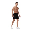 thumbnail image 3 of Taigaofy Men's 5" Workout Athletic Running Shorts Quick Dry Lightweight Gym Shorts Black L, 3 of 9