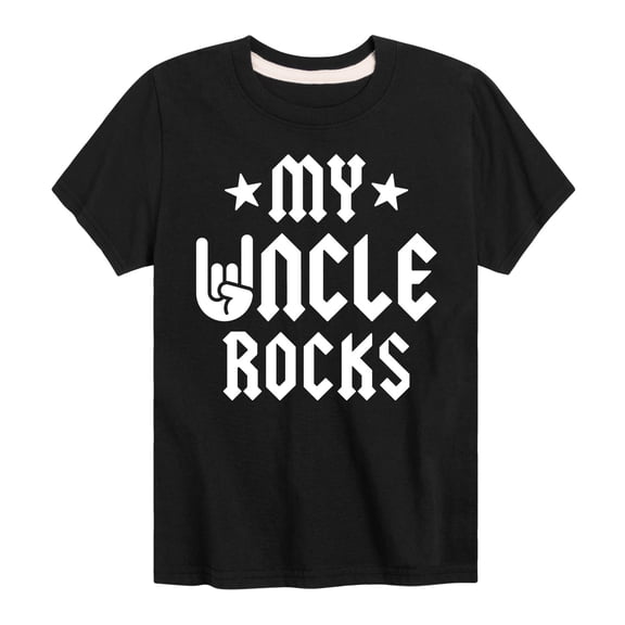 Instant Message - My Uncle Rocks - Toddler And Youth Short Sleeve Graphic T-Shirt