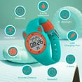 thumbnail image 2 of Kids Digital Sport Watch ，Watch with Alarm Clock, Stopwatch,Pedometer,Waterproof Watches Christmas Gift, 2 of 8