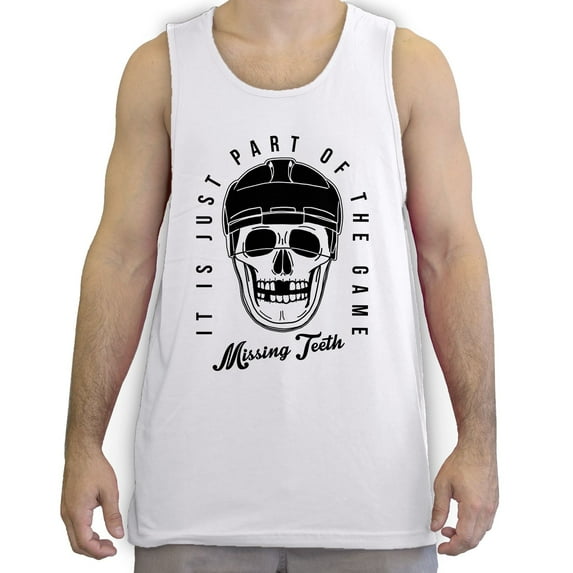 Function - Missing Teeth Skull It Is Part Of The Game Men's Fashion Tank Top