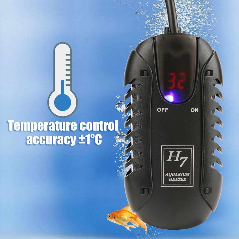 Mini Aquarium Fish Tank LED Digital Heater Submersible Adjustable