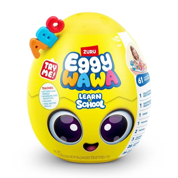 EGGYWAWA Figuras animales Learn at school Series 1