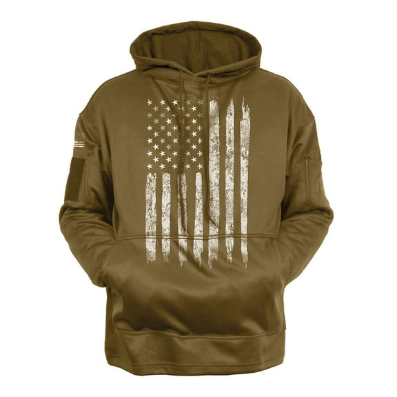 Rothco Distressed US Flag Sweatshirt - 8081