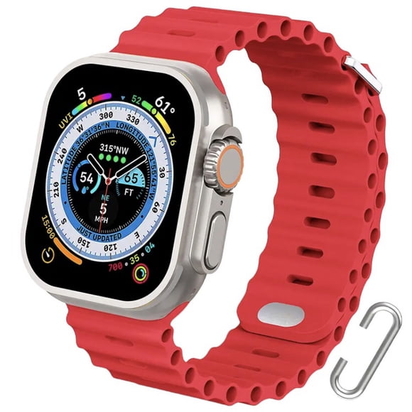 Correa para Apple Watch de Silicon, compatible con 38 mm / 40 mm / 41 mm. Modelo Ocean (Color Liso).