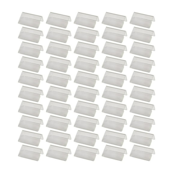 40Pcs 2X4Cm Acrylic Sign Display Stand Of Business Card Label Label Stand 50Pcs