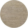 thumbnail image 1 of Ahgly Company Indoor Round Mid-Century Modern Brown Oriental Area Rugs, 6' Round, 1 of 6