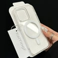 thumbnail image 1 of Luxury Magsafe Transparent Case For iPhone 16 15 14 13 12 11 Pro X XS XR Max 7 8 Plus Mini Magnetic Wireless Charge Phone Cover Transparent For iPhone 11Pro Max, 1 of 6