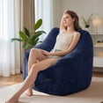 thumbnail image 5 of GOODONE Bean Bag Chair,Super Comfy Chair Sofa for Bedroom Living Room,Large Lazy Bean Bag Chair for Gaming,Reading,Navy, 5 of 7