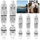 thumbnail image 1 of JShteea Soportes para Asiento Carrete Pesca Acero Inoxidable 5 Uds. Clips para Caña Pescar Soporte para Carrete Pescado, 1 of 2