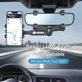 thumbnail image 2 of HLONK Support de Téléphone de Voiture 360° Rotatif et Rétractable pour Rétroviseur GPS de Cellulaire, 2 of 7