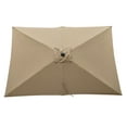 thumbnail image 5 of 6 x 9ft&nbsp; Patio Umbrella Outdoor&nbsp; Waterproof Umbrella with Crank and Push Button Tilt without flap for Garden Backyard Pool&nbsp; Swimming Pool Market, 5 of 7