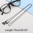 thumbnail image 4 of Unique Bargains 1 Pc Eyeglass Chain Glasses Chain Copper Snake Chain Pattern 75cm L Black, 4 of 5