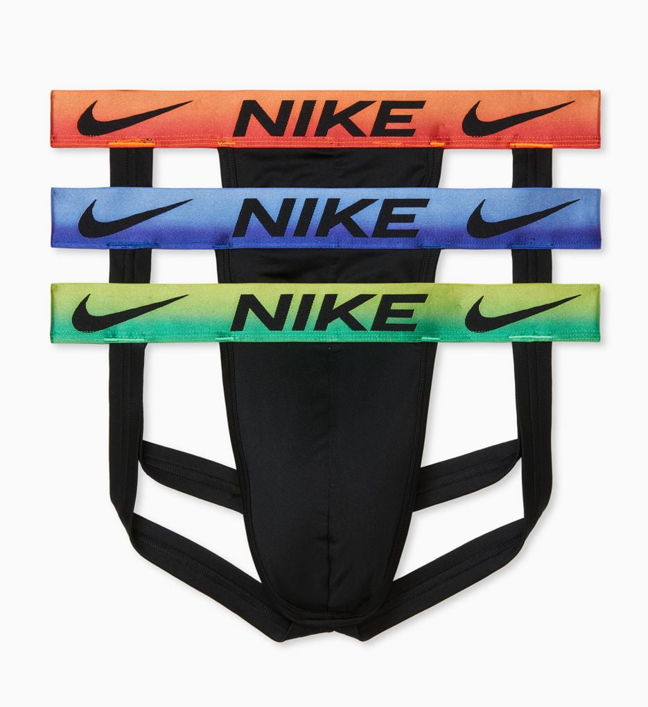 Men's Nike KE1144 Essential Micro Jockstrap - 3 (Black/Gradient XL) - Walmart.com