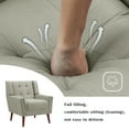 thumbnail image 7 of Dreamsidea Accent Chairs Set of 2 for Living Room Beige, 7 of 7