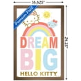 thumbnail image 3 of Hello Kitty and Friends: 19 Rainbow - Kitty Wall Poster, 14.725" x 22.375" Framed, 3 of 5