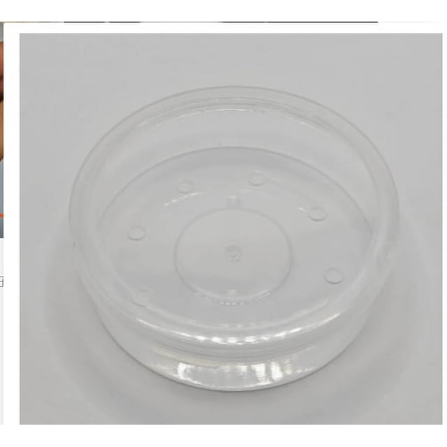 Shisuyan 2pcs Transparent Makeup Sponge Holder Case Portable Powder Puff Storage Box Travel-Friendly Cosmetic Puff Organizer Round Makeup Sponge Container