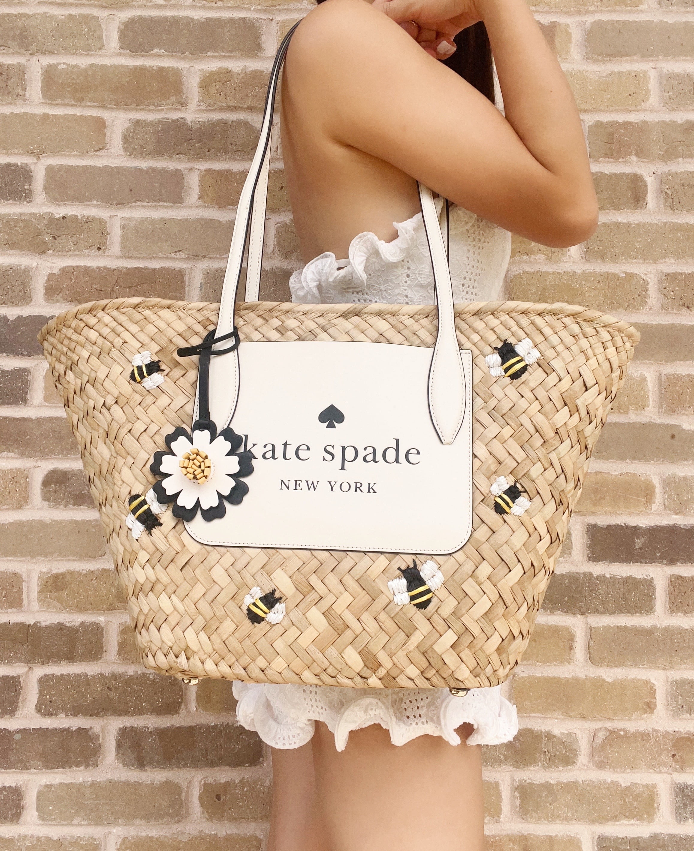 Kate Spade Straw Crossbody Bag - Women's handbags