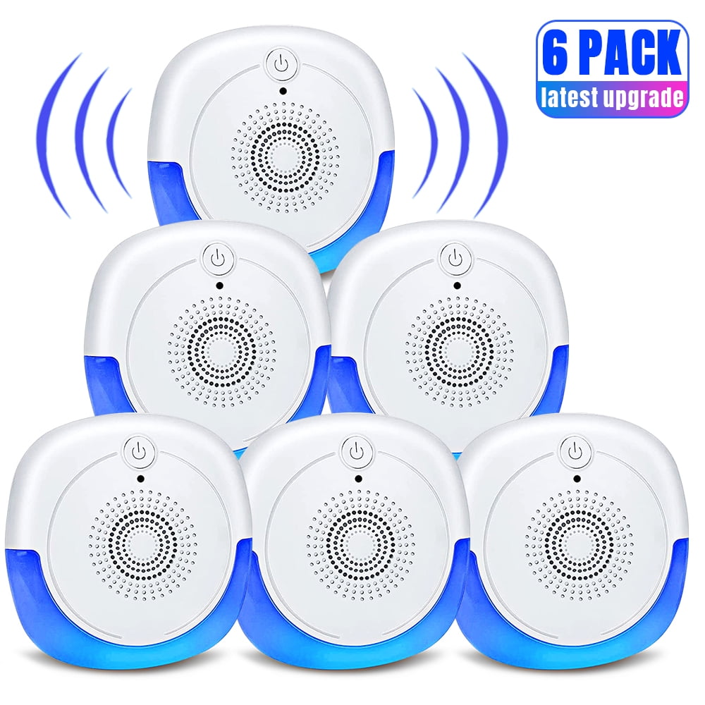 Ultrasonic Pest Repeller 6 Pack, 2021 Upgraded, Indoor Pest Control