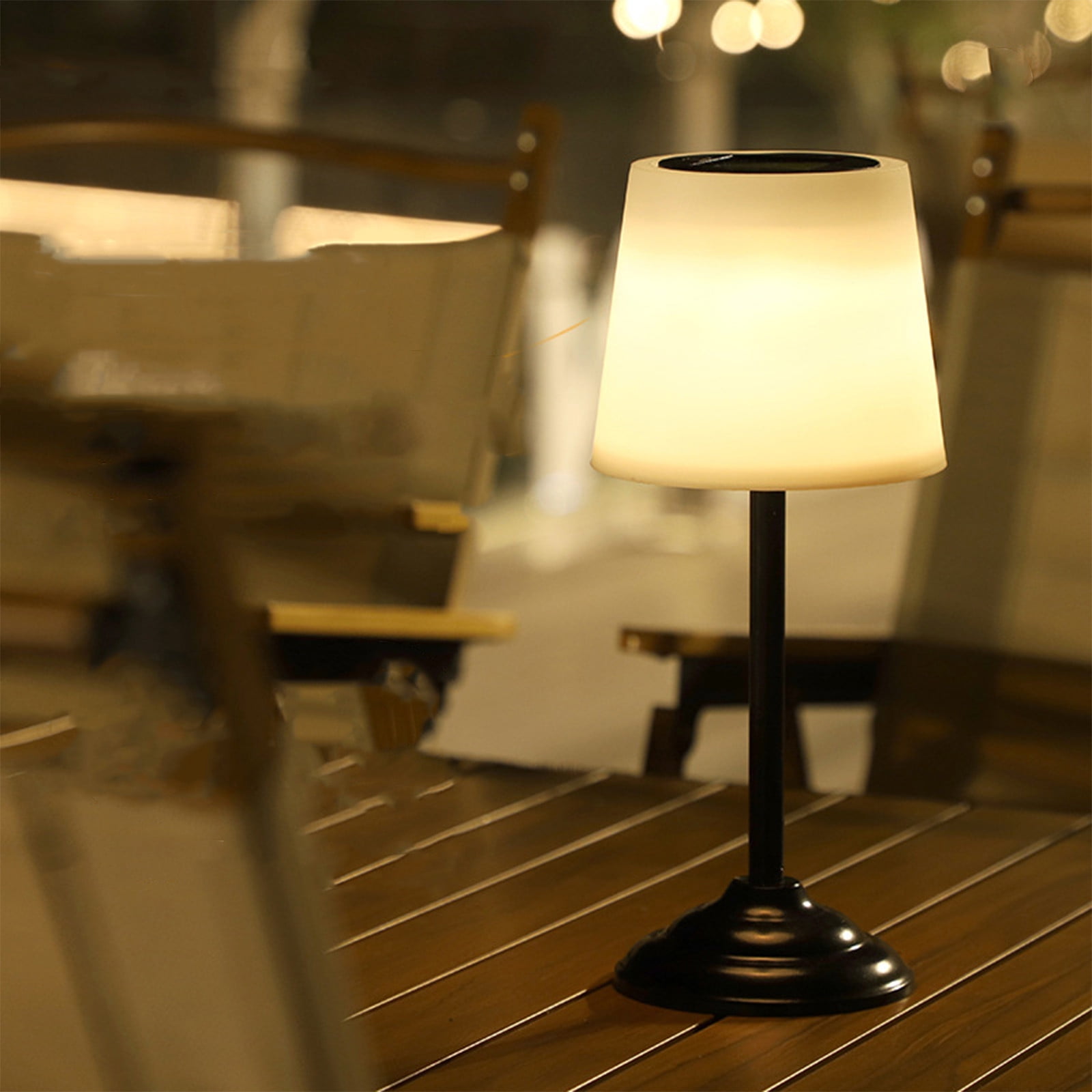 100Fens Solar Table Lamp Outdoor Table Lamp Rechargeable Table Lamp WirelessTable Lamps For Desk Patio Garden Yard