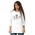 thumbnail image 4 of Santa Betty Boop Christmas Lights Women Plus Size Long Sleeve Tee Brisco Brands 3X, 4 of 5