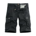 thumbnail image 1 of Meichang Cargo Shorts for Men Summer Drawstring Work Shorts Travel Athletic Shorts with Multi Pockets Fathers Day Gift Ideas, 1 of 8