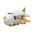 thumbnail image 2 of Juego de juguetes de avión, vehículo, avión con Mini coches, rompecabezas de interacción, juego de coches para niños pequeños, regalos de cumpleaños Amarillo, 2 of 8