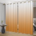 thumbnail image 3 of Nanqianyi Ombre Blackout Curtains, Orange White Gradient Curtains Living Room Window Decor, Thermal Insulated 2 Panels Drapes, 52 x 63 Inch Length, Sunset Orange, 3 of 7