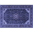 thumbnail image 1 of Ahgly Company Indoor Rectangle Medallion Blue Traditional Area Rugs, 7' x 9', 1 of 4