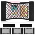 thumbnail image 1 of SHISUYAN 4pcs Storage Mesh Net Adhesive Cargo Net Elastic Seat Back Storage Net Pocket Auto Interior Organizer, 1 of 8